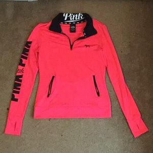 Victoria’s Secret pink sports quarter zip.